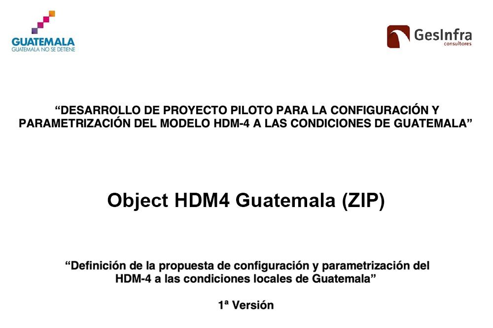 Object HDM-4 Guatemala (ZIP)