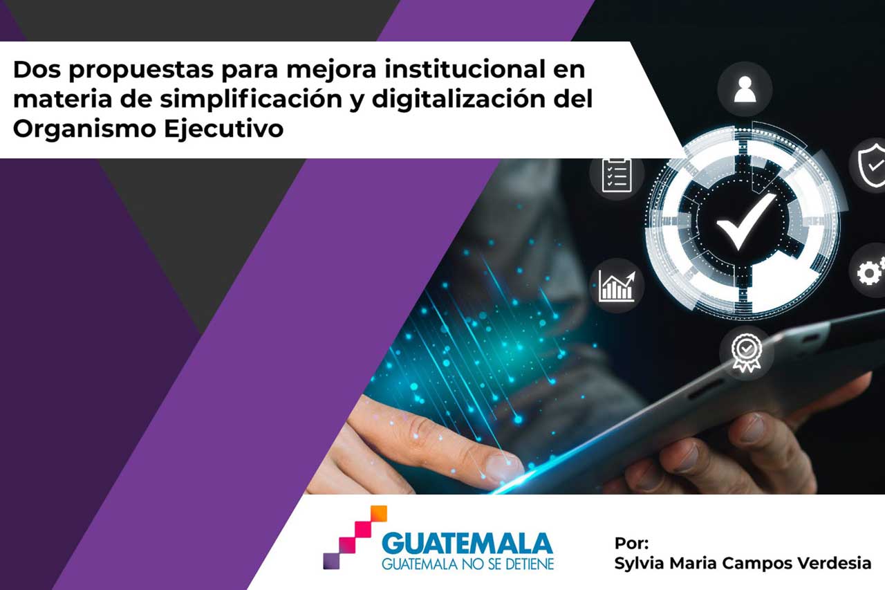 Dos propuestas para la mejora institucional en materia de simplificación y digitalización del OE